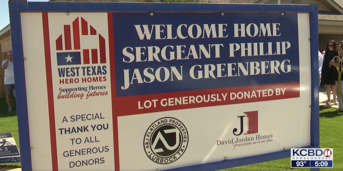 Air Force veteran receives mortgage-free home in Lubbock