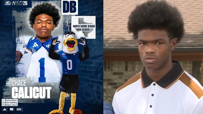 Former North Shore football star Chace Calicut flips to Georgia Southern ahead of freshman season
