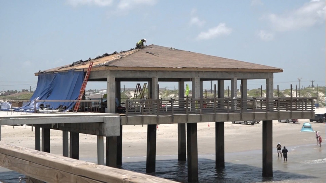 New Bob Hall Pier restaurant is taking shape