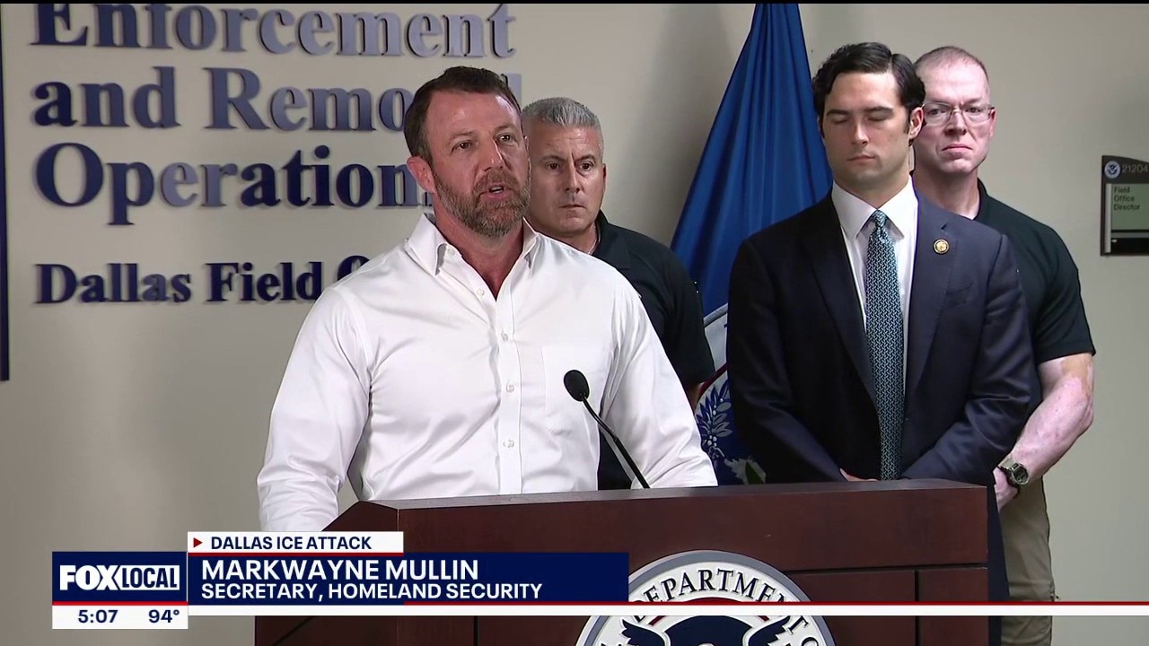 DHS Sec. Mullin honors Sept. 2025 ICE attack heroes