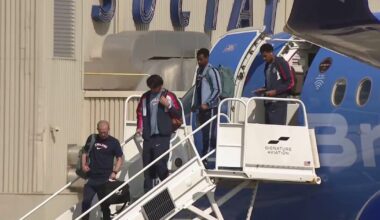 England arrives in Dallas for World Cup match
