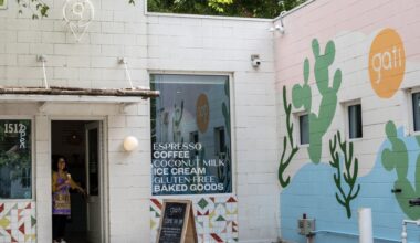 Jam Sanitchat initially made ice cream at Thai Fresh for the first time because she had an excess supply of mangoes, thus making mango ice cream with a coconut base, according to the website. (Courtesy Liz Harroun)