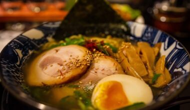 Koishi Ramen and Sushi Bar offers various flavors of ramen, including shoyu, a broth with a soy sauce base. (Courtesy Koishi Ramen and Sushi Bar)