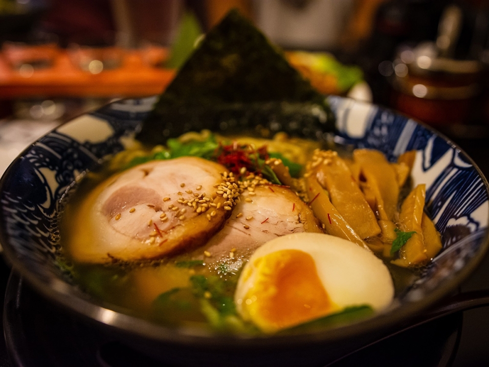 Koishi Ramen and Sushi Bar offers various flavors of ramen, including shoyu, a broth with a soy sauce base. (Courtesy Koishi Ramen and Sushi Bar)