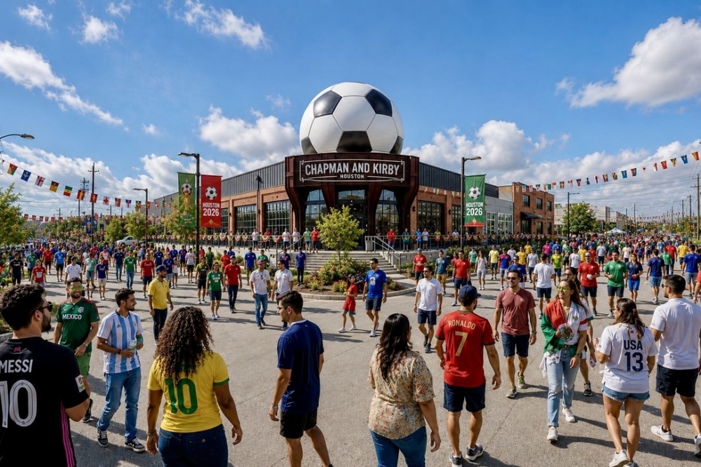 The Chapman & Kirby venue is holding World Cup watch parties through July 19. (Courtesy Chapman & Kirby)