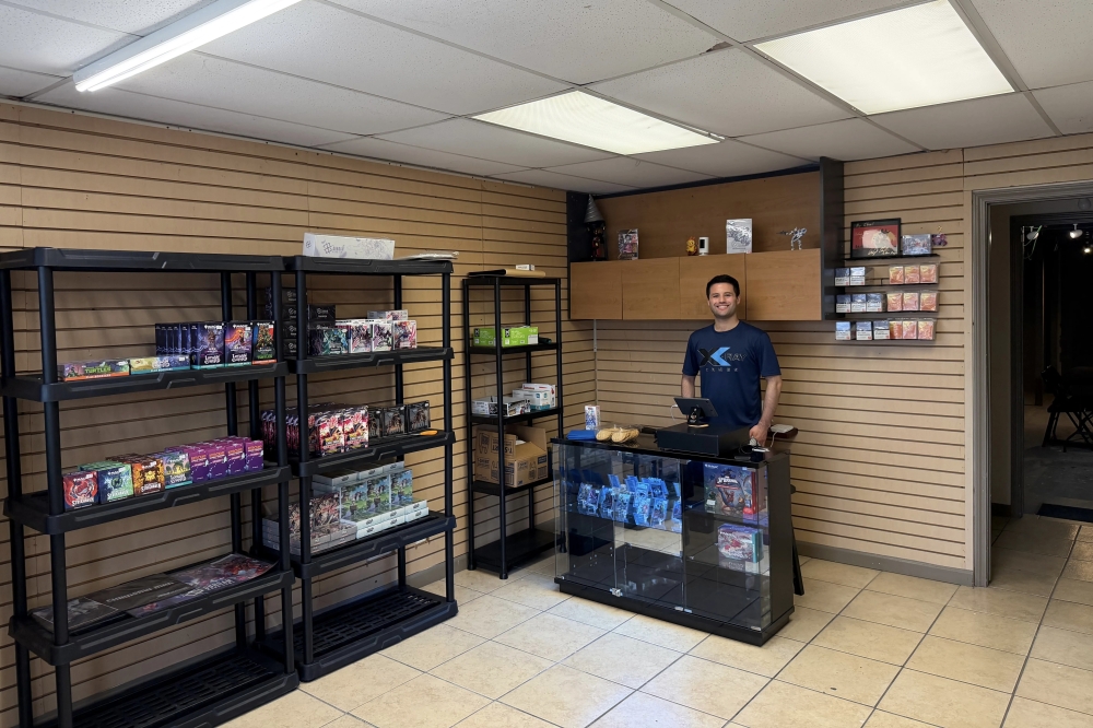 The trading card game shop is built for players and collectors. (Courtesy X-Ray Games)