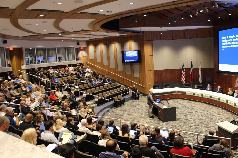 Plano residents shared concerns about the new Dallas Stars arena due to traffic, noise and safety at a meeting June 8. (Michael Crouchley/Community Impact)