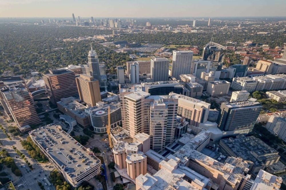 The Texas Medical Center is the largest medical complex in the world. It is home to several hospitals in Houston. (Courtesy Texas Medical Center)