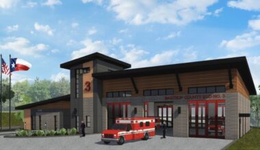 Bastrop County ESD 3 is in the planning stages for a regional emergency medical services station on Jasper Street that will house two ambulances and a supervisor. (Rendering courtesy Bastrop County ESD 3)