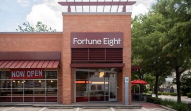 A snapshot of the exterior of Fortune Eight's building