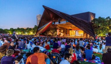 Miller Outdoor Theatre is an outdoor theater for the performing arts in Houston. (Courtesy Miller Outdoor Theatre