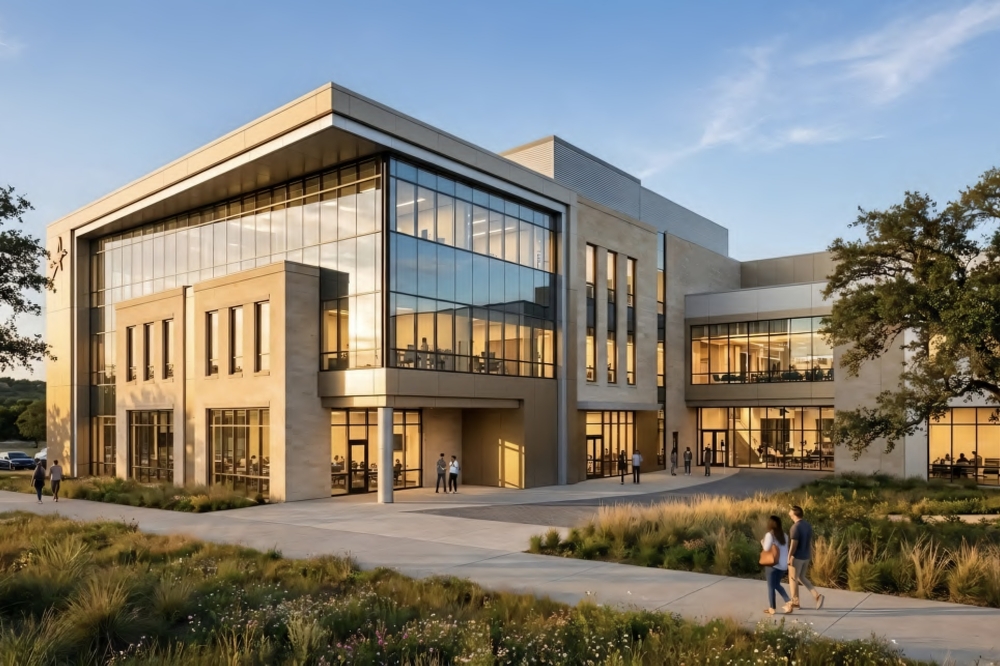 The initial 67-acre Phase 1 will include the new Georgetown facility, which will consolidate 13 city departments with over 250 employees. (Courtesy city of Georgetown)