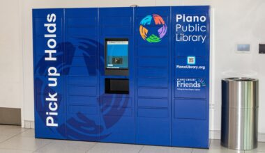 Liberty Recreation Center in Plano now has the city's second book locker for card holders to pick up and drop off books. (Courtesy city of Plano)