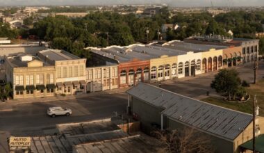 The city of Hutto is in the process of converting several streets in its historic downtown to one-way roads. (Courtesy city of Hutto)
