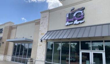 the outside of a business