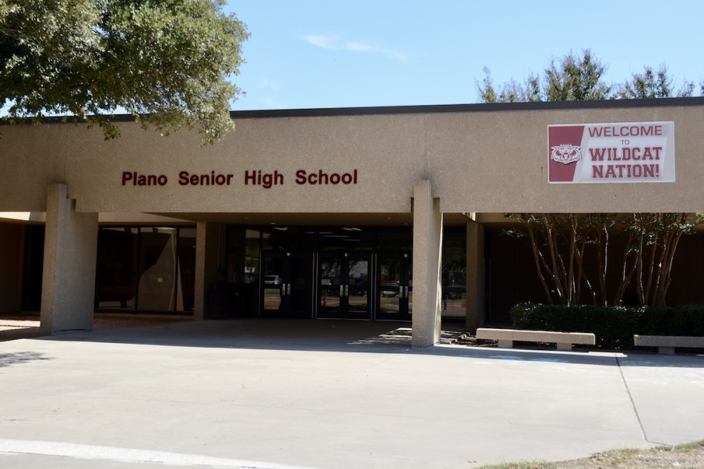 Plano Senior High School's renovation is funded by the district's 2022 bond. (Connor Pittman/Community Impact)