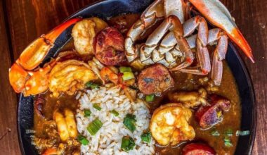 The gumbo comes with shrimp, chicken, crab, turkey sausage and okra. (Courtesy Darius Burnett)