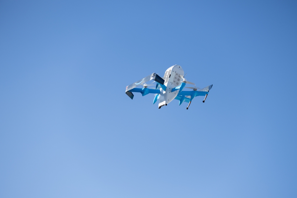 drone in the sky