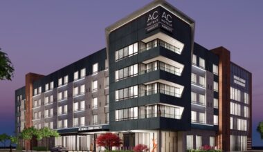 Hotel exterior rendering