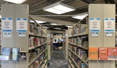 The Menchaca Road Branch Library will close later this summer to undergo a major modernization project. (Sienna Wight/Community Impact)