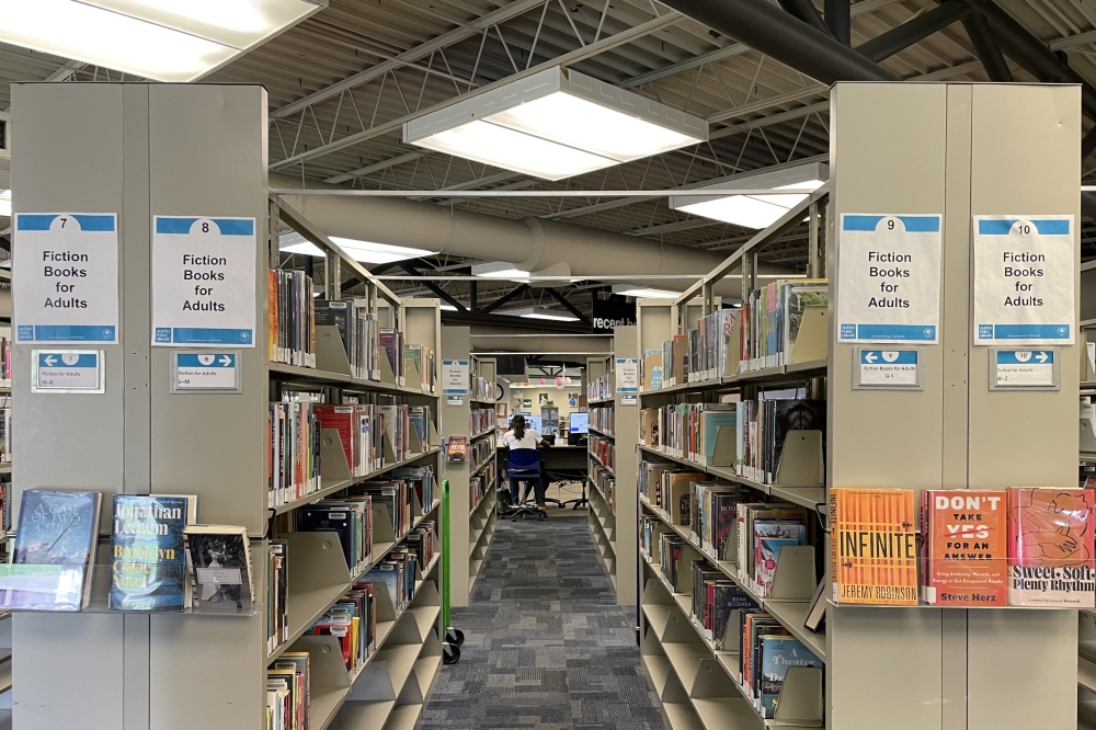 The Menchaca Road Branch Library will close later this summer to undergo a major modernization project. (Sienna Wight/Community Impact)
