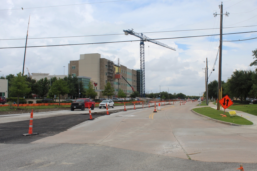 A road under construction