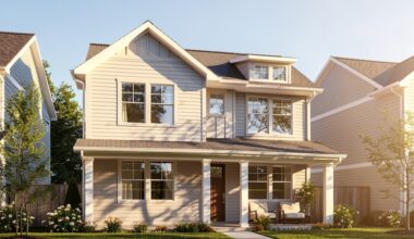 The community will feature one-, two-, three- and four-bedroom homes. (Rendering courtesy Upward Communities)