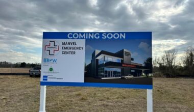 The Manvel Emergency Center is currently under construction and is projected to open in early 2027. (Courtesy Manvel Emergency Center)