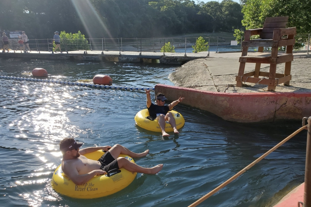 New Braunfels locals can can participate in the 2026 Dos Rios 5K Splash & Dash on June 20. (Courtesy New Braunfels Parks Foundation)