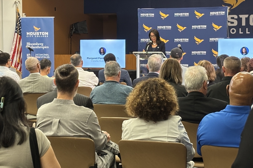 The Gulf Coast TradeUp Careers program is a part of a new $90 million national effort from Bloomberg Philanthropies to change how high school students prepare for high-paying and skilled trades. (Sarah Knowlton/Community Impact)