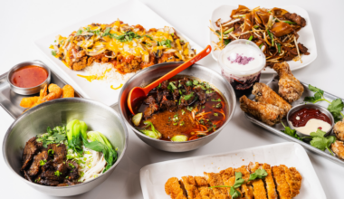 Yo! Bowl offers customizable bowls that feature mifen, a traditional southwest Chinese rice noodle. (Courtesy Yo! Bowl)