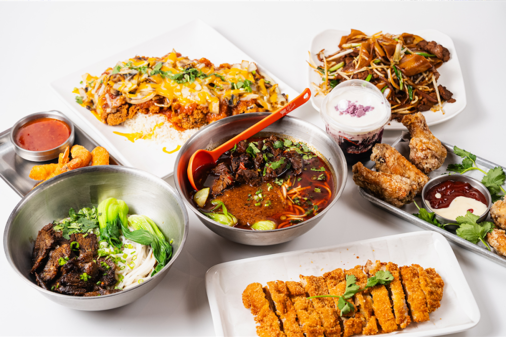 Yo! Bowl offers customizable bowls that feature mifen, a traditional southwest Chinese rice noodle. (Courtesy Yo! Bowl)