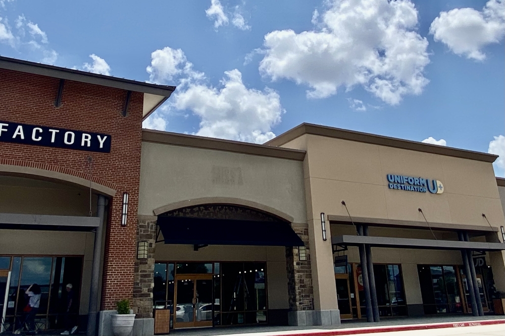 the exterior of a store