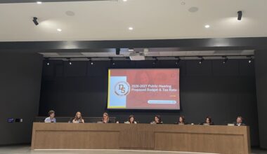 Dripping Springs ISD held a public hearing for the fiscal year 2026-27 proposed budget and tax rate at a June 22 meeting. (Sienna Wight/Community Impact)