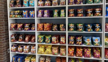 Shelves of chips