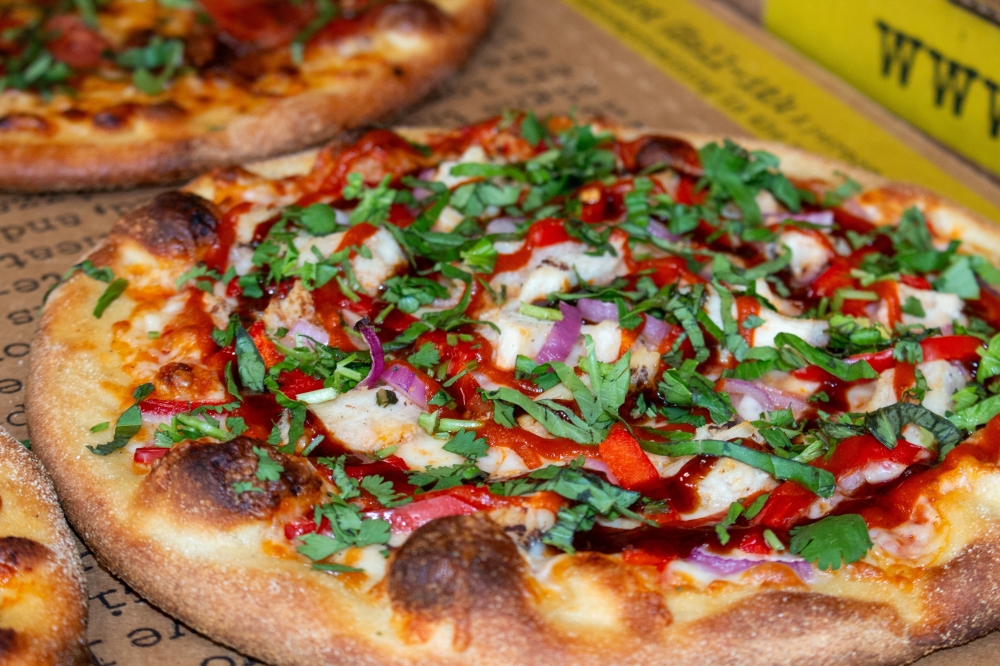 The Pho Shizzle pizza at Zalat Pizza