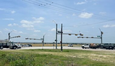 The gas station is planned for a lot near the intersection of University Boulevard and CR 110. (Brooke Sjoberg/Community Impact)