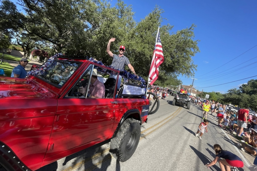The city of Lakeway will host its annual Fourth of July parade on Lakeway Drive, followed by a reception. (Courtesy Lakeway Parks and Recreation Department)