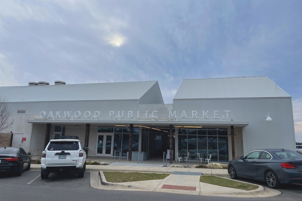 Oakwood Public Market will end operations in July. (Sienna Wight/Community Impact)