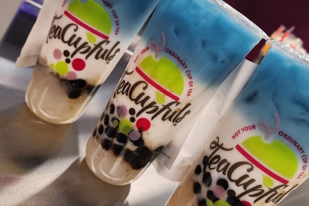 TeaCupFuls specializes in making artisanal boba drinks, including a Red Bull version. (Courtesy TeaCupFuls)