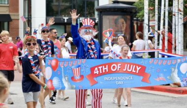 The South County 4th of July Parade is 1.3 miles. (Courtesy The Woodlands Township)