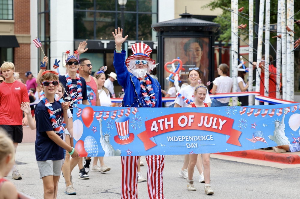 The South County 4th of July Parade is 1.3 miles. (Courtesy The Woodlands Township)