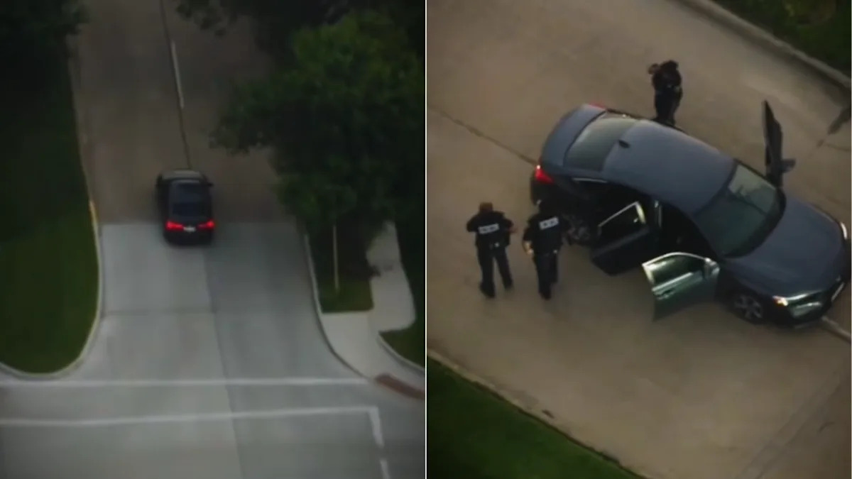 This Houston Car Chase Ended With the Suspect Climbing Out of His Vehicle While It Was Still Rolling