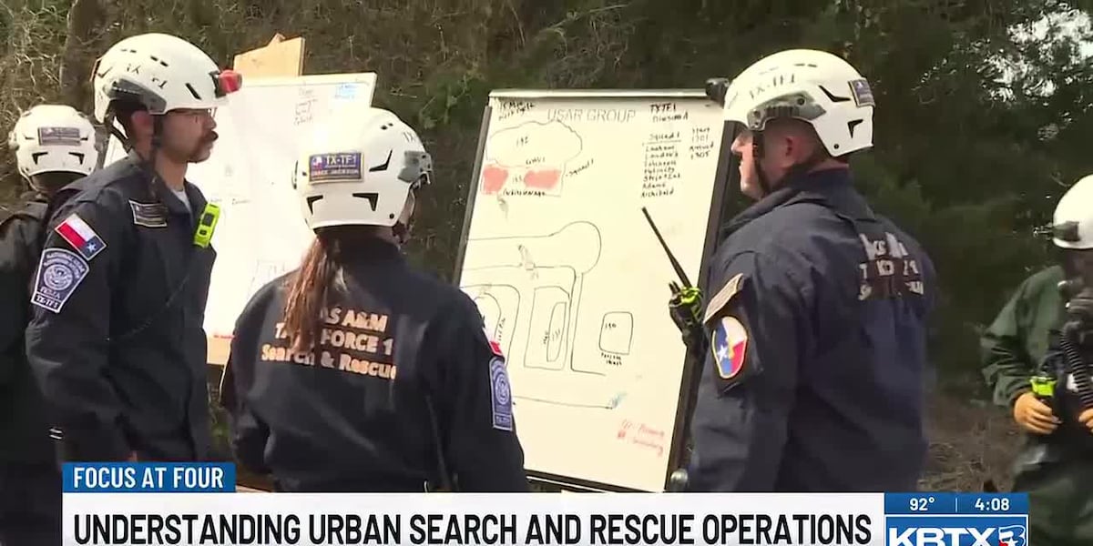 Understanding Urban Search & Rescue with Texas Task Force 1
