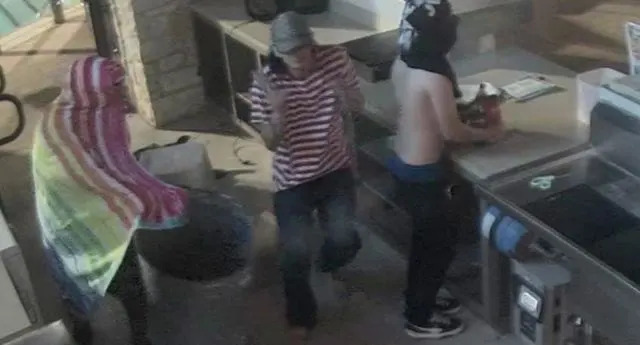 Suspects who allegedly broke in to Rock'N River Water ParkCredit: Round Rock Police Department