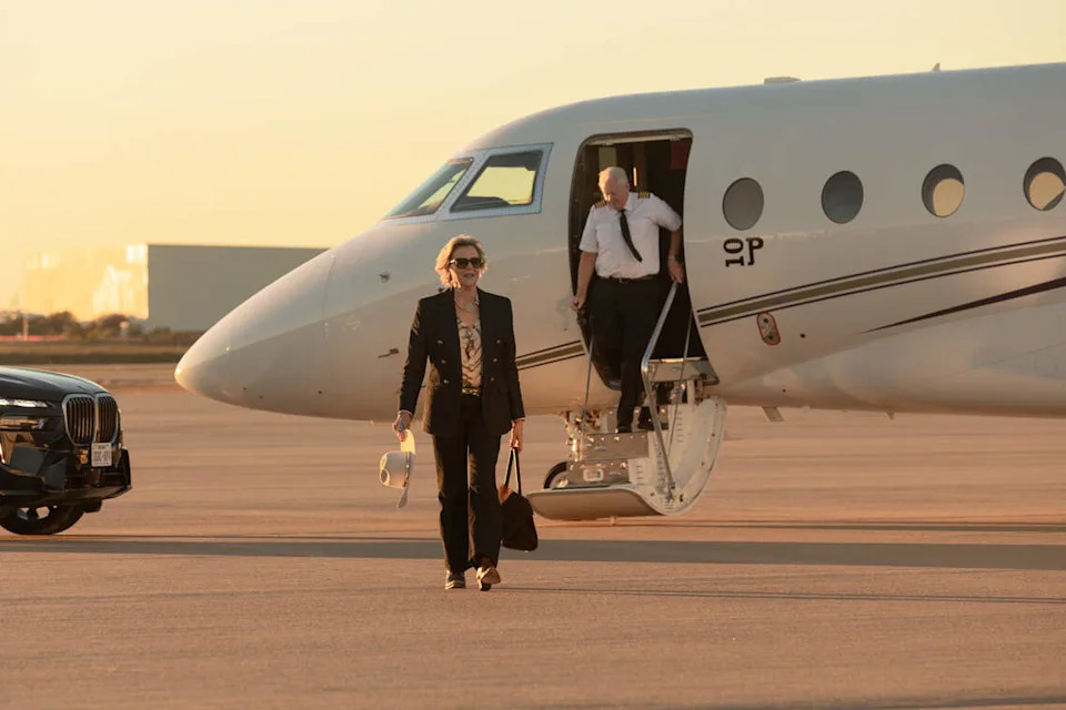 Annette Bening as Beulah Jackson in “Dutton Ranch,” episode 6, season 1, streaming on Paramount+, 2026.