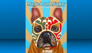 Pets become luchadores in New coloring book