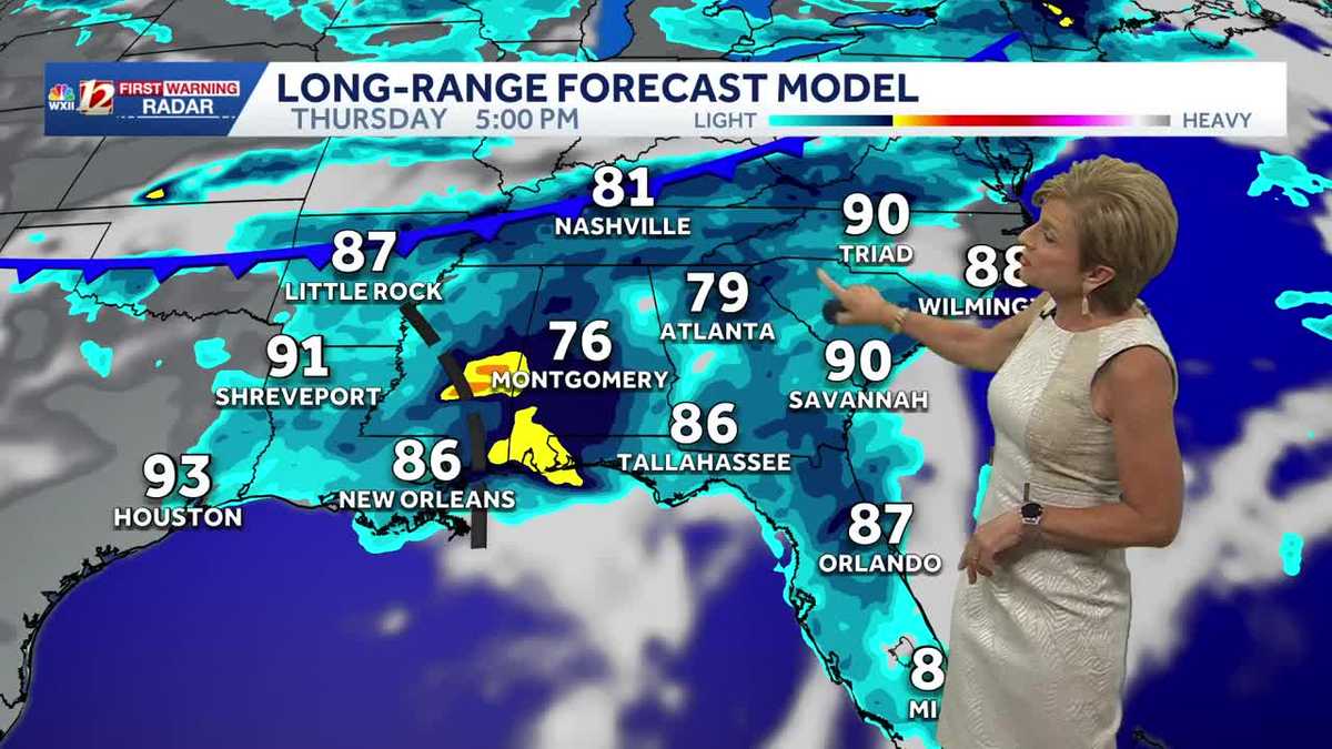 Arthur's remnants are over Texas