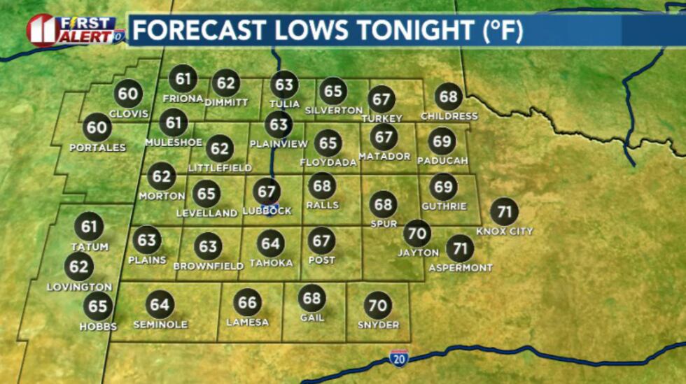 Mild tonight