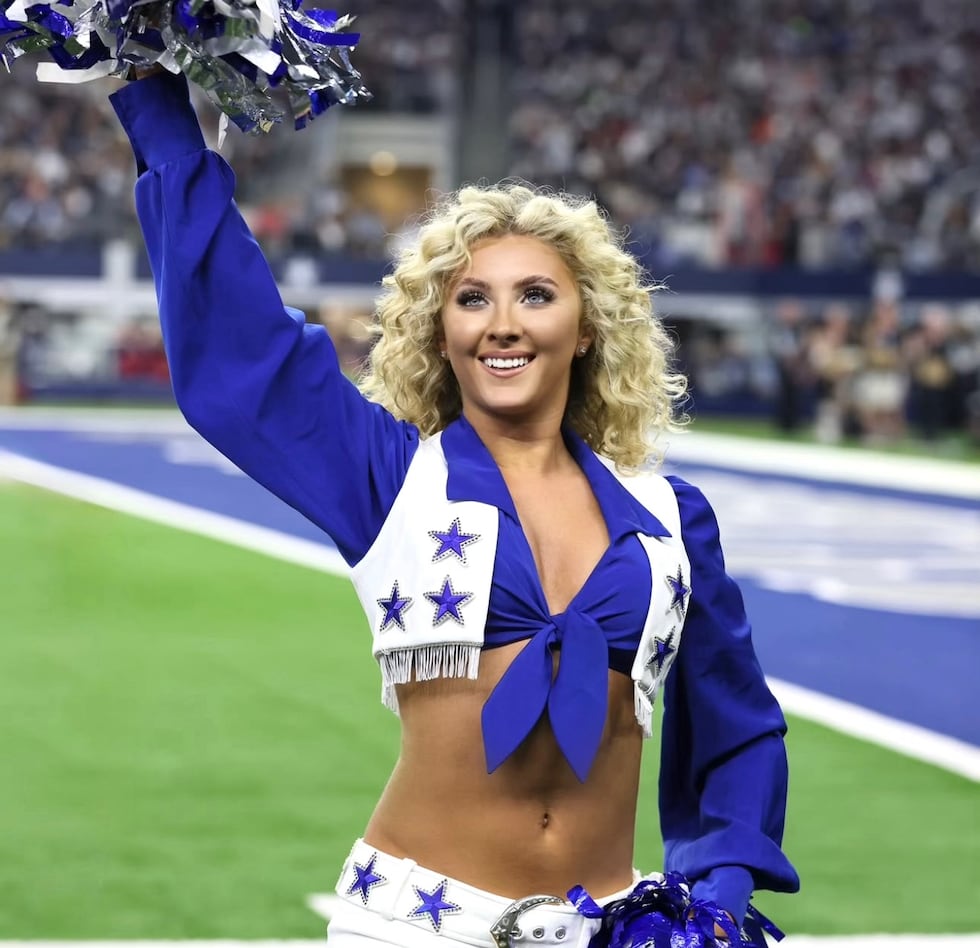Sophia is starting her third year as a Dallas Cowboys cheerleader.